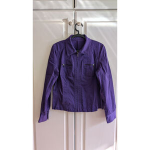Women's Purple Utility Jacket